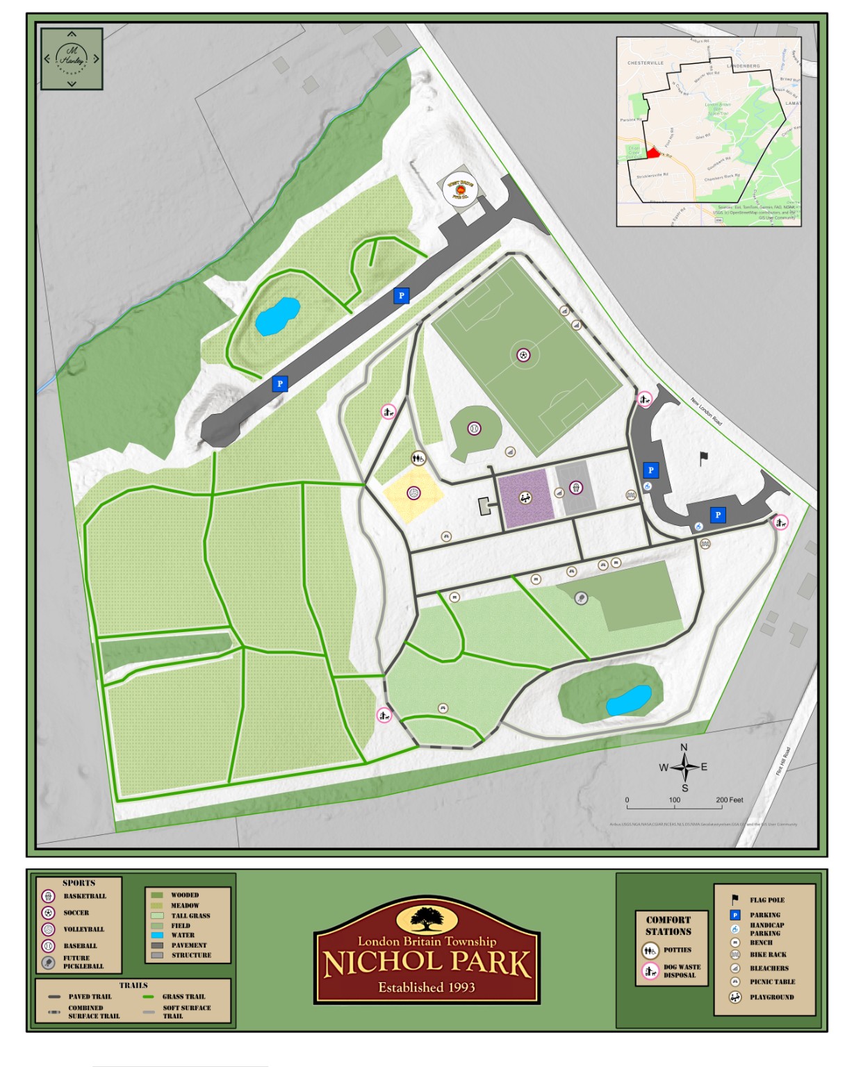 Nichol Park map